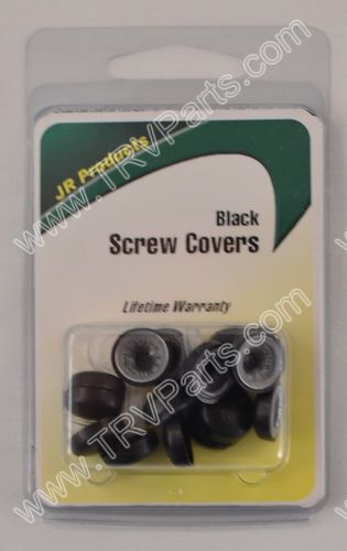 Screw Covers - Black Plastic - 14 pack SKU800