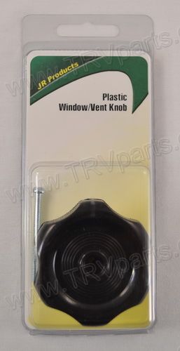 Window or Vent Knob Black Long Shaft SKU796