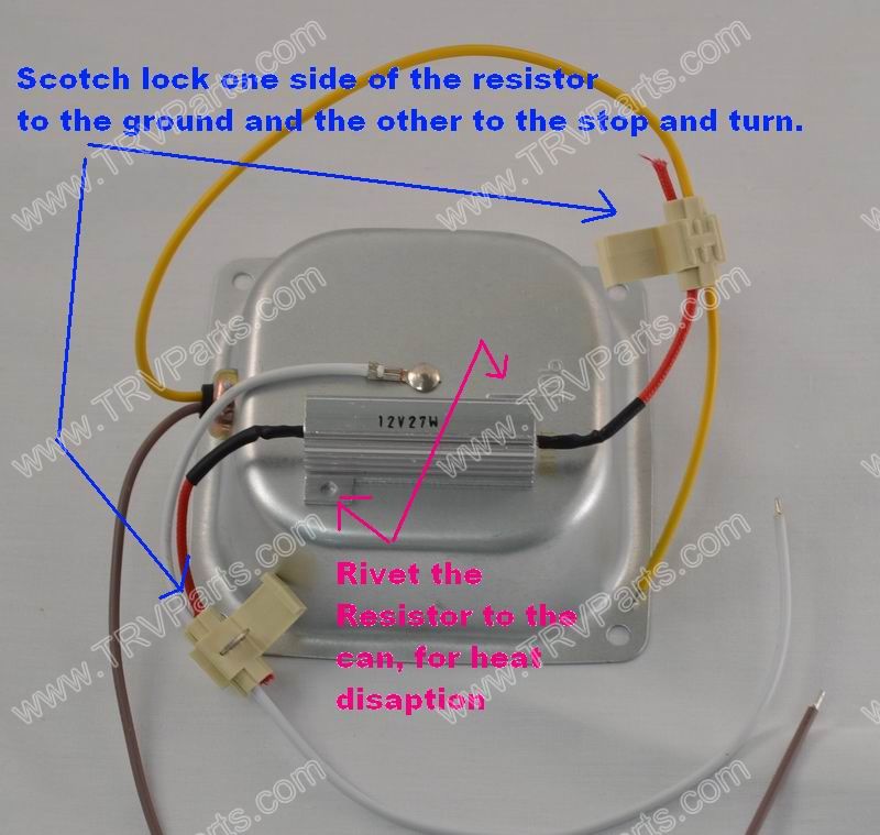12 volt 27 watt Resistor - Re12v27w SKU290 - Click Image to Close
