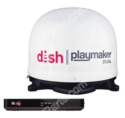 Dish Satellite TV Antenna - Playmaker Dual sku3090 - Click Image to Close