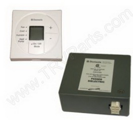 Dometic Single Zone LCD Pol White T-stat w Control Kit SKU1121