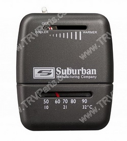 Suburban Thermostat Heat Only - Black SKU2996