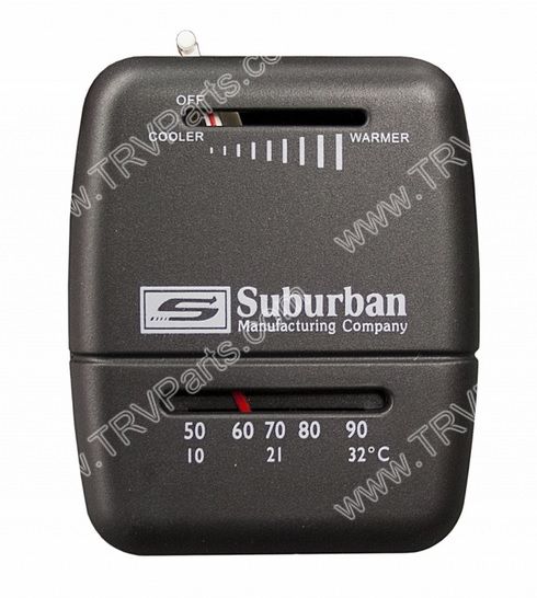 Suburban Thermostat Heat Only - Black SKU2996 - Click Image to Close