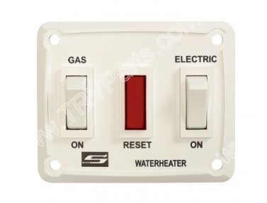 Suburban Switch Plate and Lite Assembly in White SKU3253