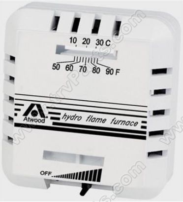 Atwood Heat Only Thermostat 12 VDC in White sku 2331 - Click Image to Close