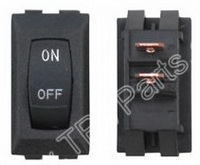 Black On Off 12 VDC Interior Switch SKU567