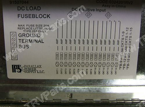 12 Volt Fuse Panel SKU555 - Click Image to Close