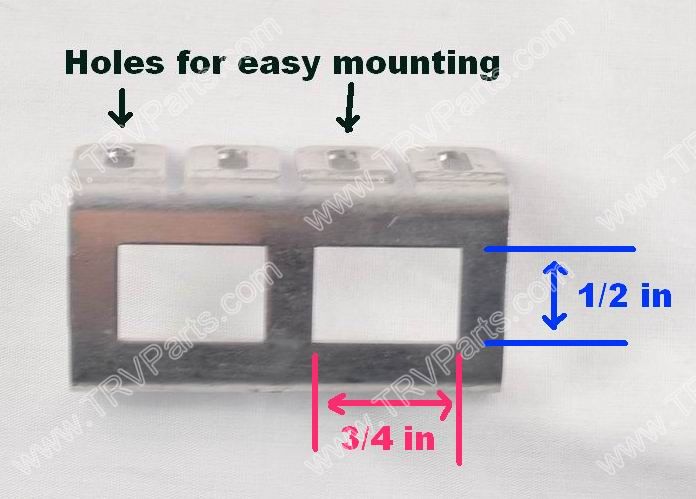 Aluminum L Bracket Switch Mount for Double Switch SKU1449 - Click Image to Close