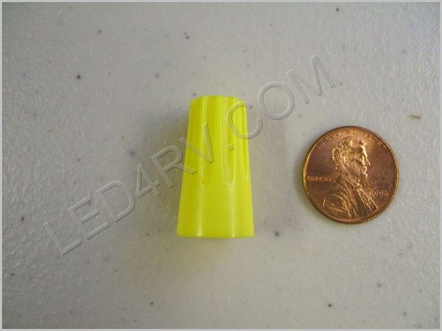 P-4 Yellow wire nut 50-count SKU250 - Click Image to Close