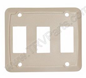 Ivory Interior Triple Faceplate SKU2186 - Click Image to Close