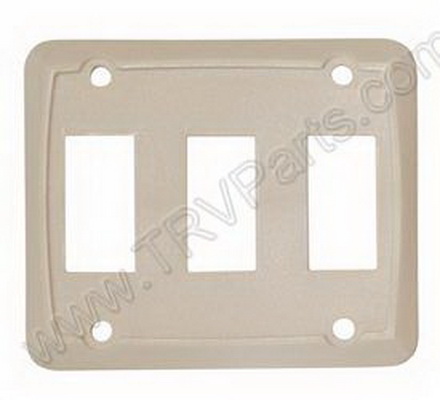 Ivory Interior Triple Faceplate SKU2186 - Click Image to Close