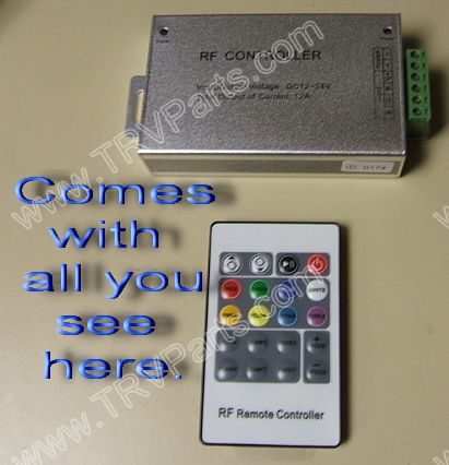 Wireless RF Color Controller and Dimmer SKU294 - Click Image to Close