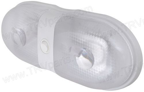 Bargman Double Interior Light with Switch - 76 Series SKU1264 - Click Image to Close