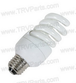 12V Fluorescent Light Bulb with House Size Socket sku2095