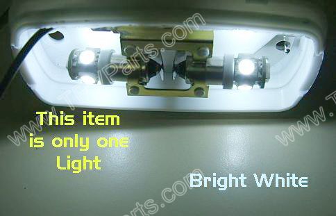 57 Bright White 5 LED Cluster Bulb SKU104 - Click Image to Close