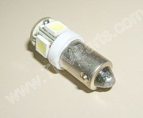 Bax9s socket 5 LED in Bright White SKU110 - Click Image to Close