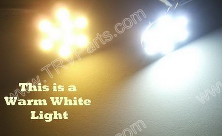 9 LED Warm White Chip SKU129