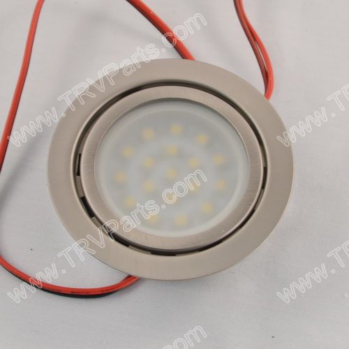 18 Warm White LED Brushed Nickel Down Light SKU135 - Click Image to Close
