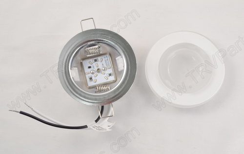 9 LED in Warm White with Brackets and Frosted Glass Lens SKU2620