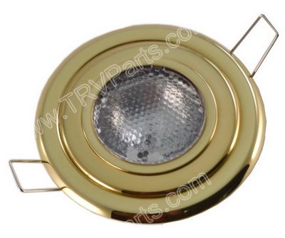 Premium Flush Mount Overhead Halogen Light Polished brass SKU156 - Click Image to Close