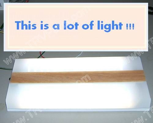 2 stage W n B White LED kit- 4 strips for 18in Light LED-kit26 - Click Image to Close