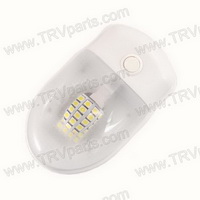 Interior 24 Warm White LED Dome Light with Switch SKU1932