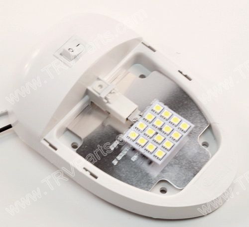 Warm White LED Single Pan Cake Dome Light SKU247 - Click Image to Close