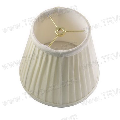 Empire Lampshade with Anna Rayon cloth Brass Trim SKU1811 - Click Image to Close