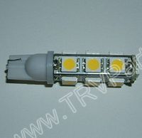 Bright White 13 LED T10 socket T10-13BW sku322 - Click Image to Close