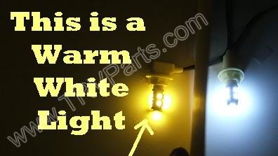 Warm White 9 LED T10 socket sku326 - Click Image to Close