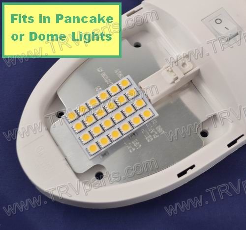 T-10 Replacement Plate Light with 24 Bright White LEDs SKU1307