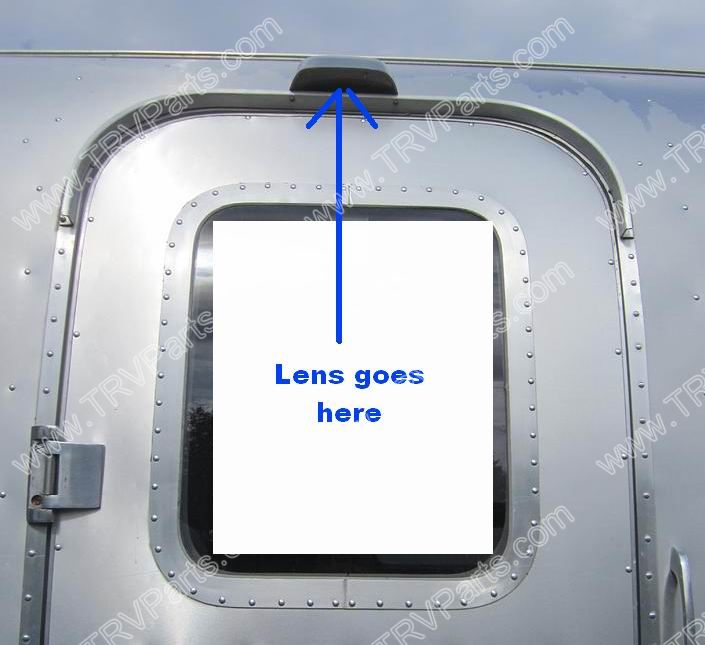 Over the door Clear lens for Airstream SKU993
