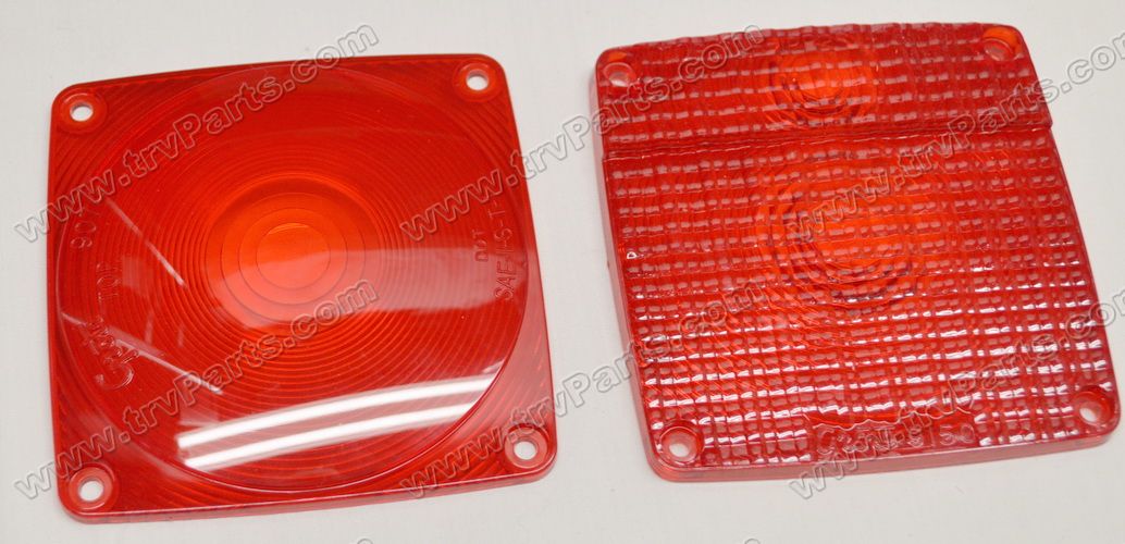 Red light lens for old style Monarch Lens SKU2621 - Click Image to Close