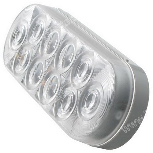 LED 6 inch Oval Courtesy Light Clear SKU524 - Click Image to Close