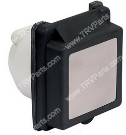 Power Inlet- 30 Amp 125 volts Black SKU2886 - Click Image to Close