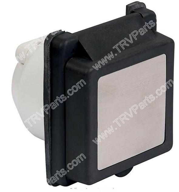 Power Inlet- 30 Amp 125 volts Black SKU2886 - Click Image to Close