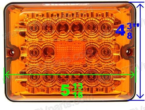 Amber Turn Signal LED upgrade for 86 Series Black Base SKU1835