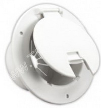 Deluxe Round Polar White Electric Cable Hatch SKU1169
