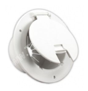 Deluxe Round Polar White Electric Cable Hatch SKU1169 - Click Image to Close