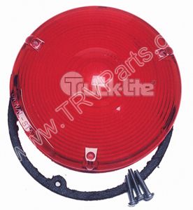 Truck-Lite Replacement Lens Red w/ Screws, Gasket SKU570 - Click Image to Close