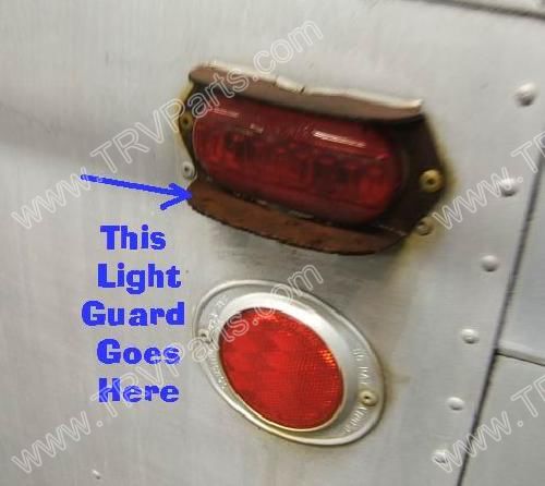 Classic Chrome Light Guard Metal SKU422 - Click Image to Close