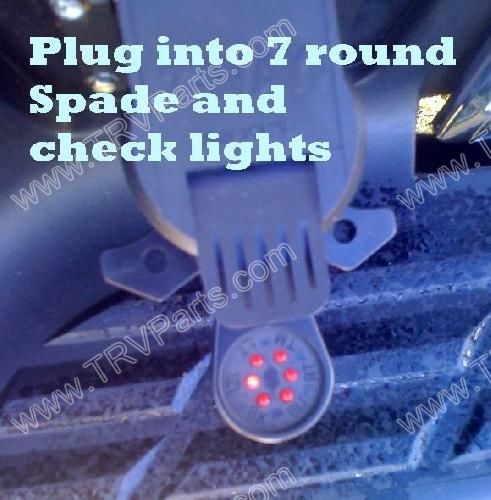 7 Round Spade plug tester EL15785 SKU369