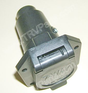 7 Round Spade Heavy Duty Plastic Plug SKU368