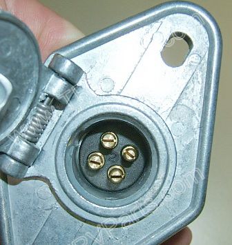 4 Round Metal Plug EL23402 SKU469 - Click Image to Close