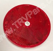 Red 3-3/16 in Round Reflector SKU2976 - Click Image to Close