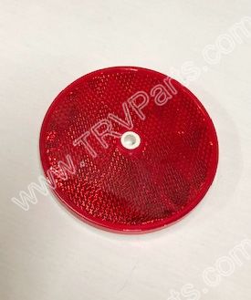 Red 3-3/16 in Round Reflector SKU2976