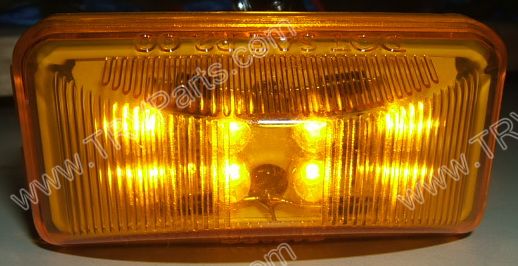 Amber 8 LED 15 Series marker light SKU226 - Click Image to Close