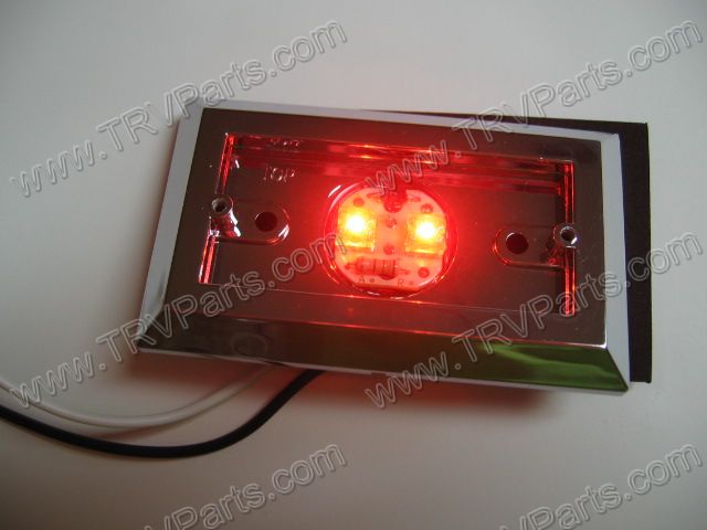 Red 2 LED Thin Marker Light SKU239