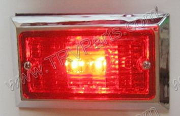 Red 2 LED Thin Marker Light LED2RM SKU229