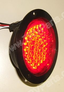 4 inch 61 LED S-T-T with Black Plastic Flange SKU427 - Click Image to Close